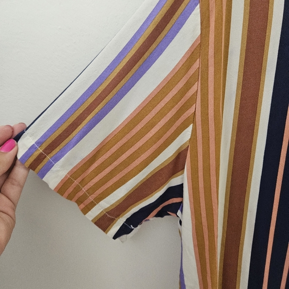 Denim and flower by Ricky Singh striped button down shirt - Picture 3 of 6